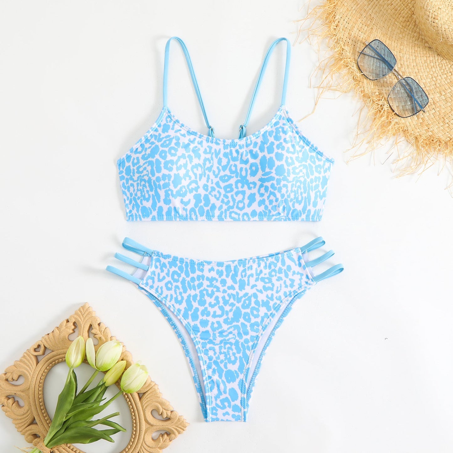 Stylish, Modern Tiered Bikini Set for Women