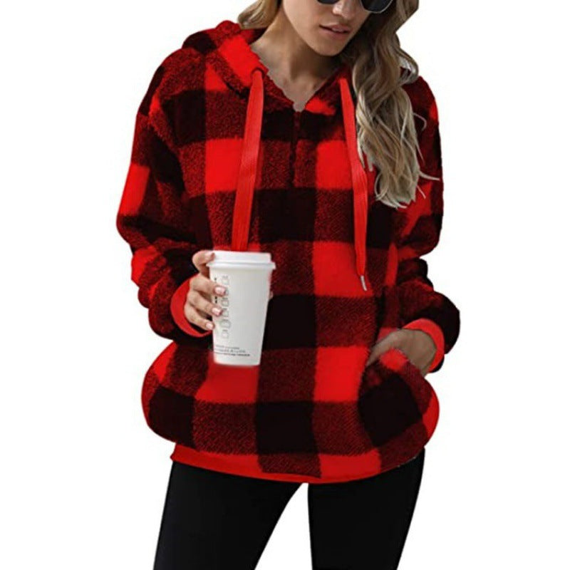 Damen kuschelige Fleece-Hoodie ModeGeist