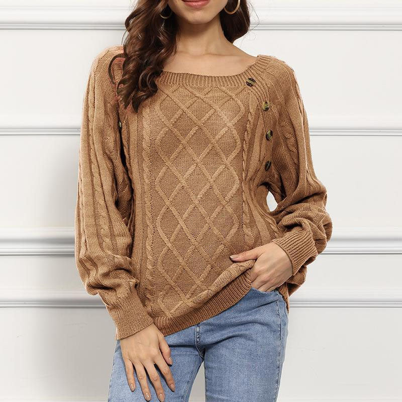 ModeGeist | Zopfmuster Pullover mit Strukturmuster