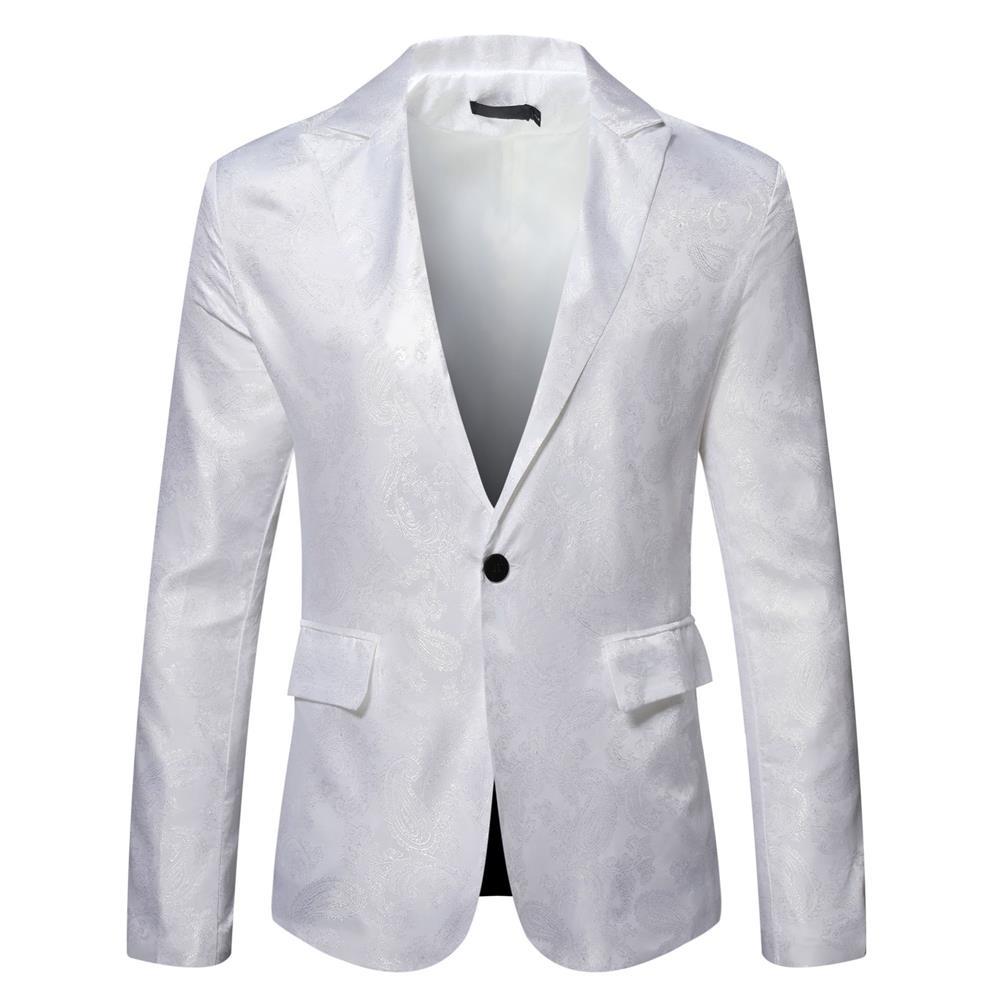 Herren eleganter Blazer mit Paisleymuster ModeGeist