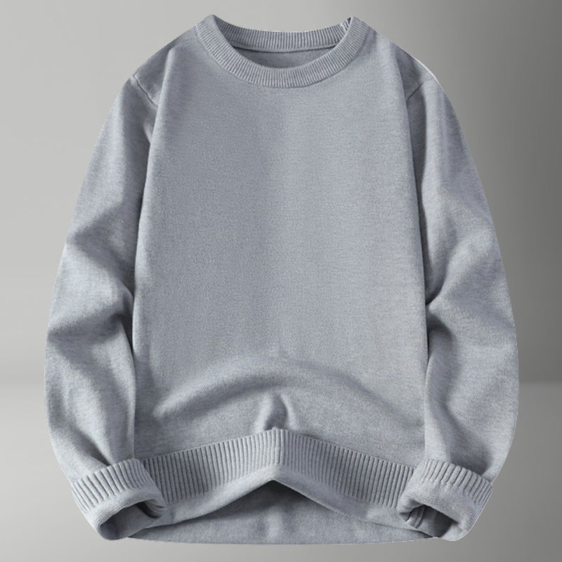Damen bequemer und eleganter Rundhalsausschnitt Pullover ModeGeist