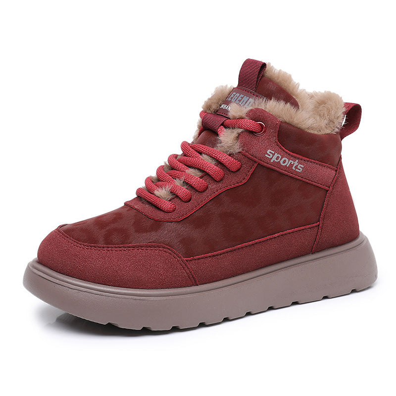 Damen Winterliche Sneakers mit isolierendem Innenfutter und rutschfester Sohle ModeGeist
