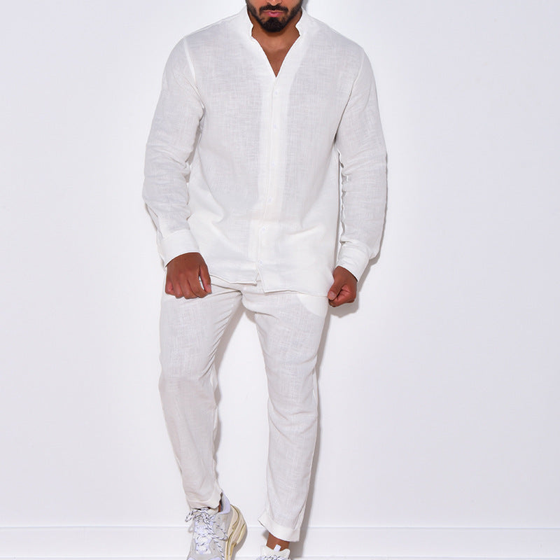 Herren Leinenanzug mit modernem Schnitt und lässigem Look ModeGeist
