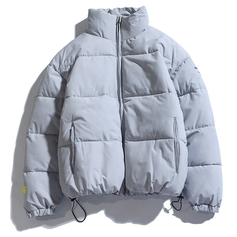 Damen modische Steppjacke mit hohem Kragen und praktischen Taschen ModeGeist