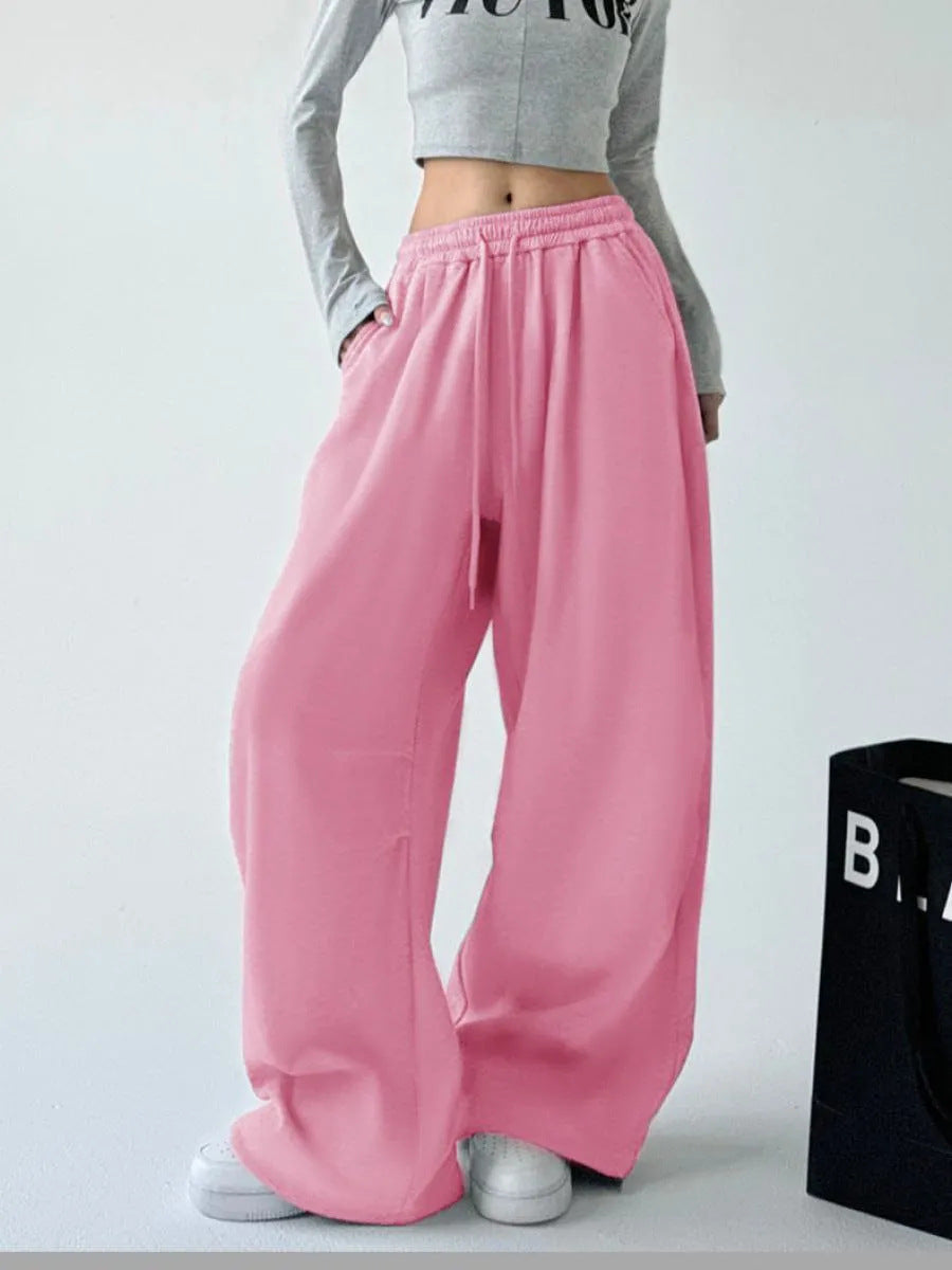Damen Bequeme und lässige weite Jogginghose ModeGeist