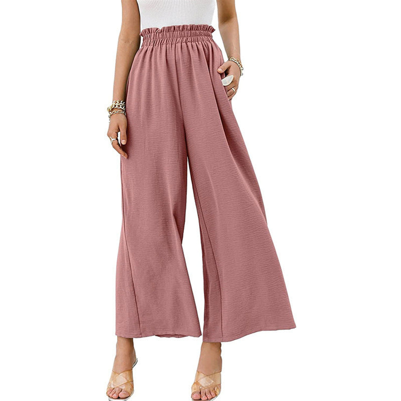 Modegeists bequeme, elegante Damen-Sommerhose mit Gummizug
