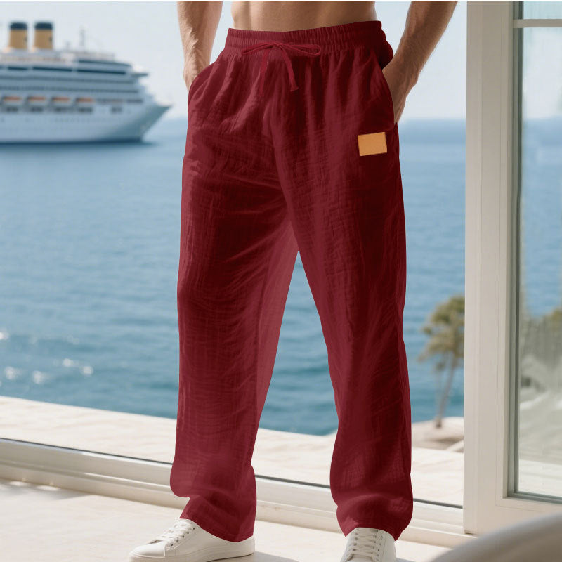 Herren Bequeme und luftige Sommerhose aus leichtem Leinenmaterial ModeGeist