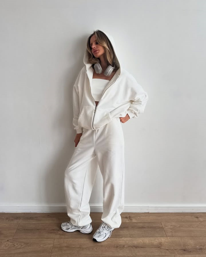 Damen lässiges Hoodie- und Jogginghose-Set ModeGeist