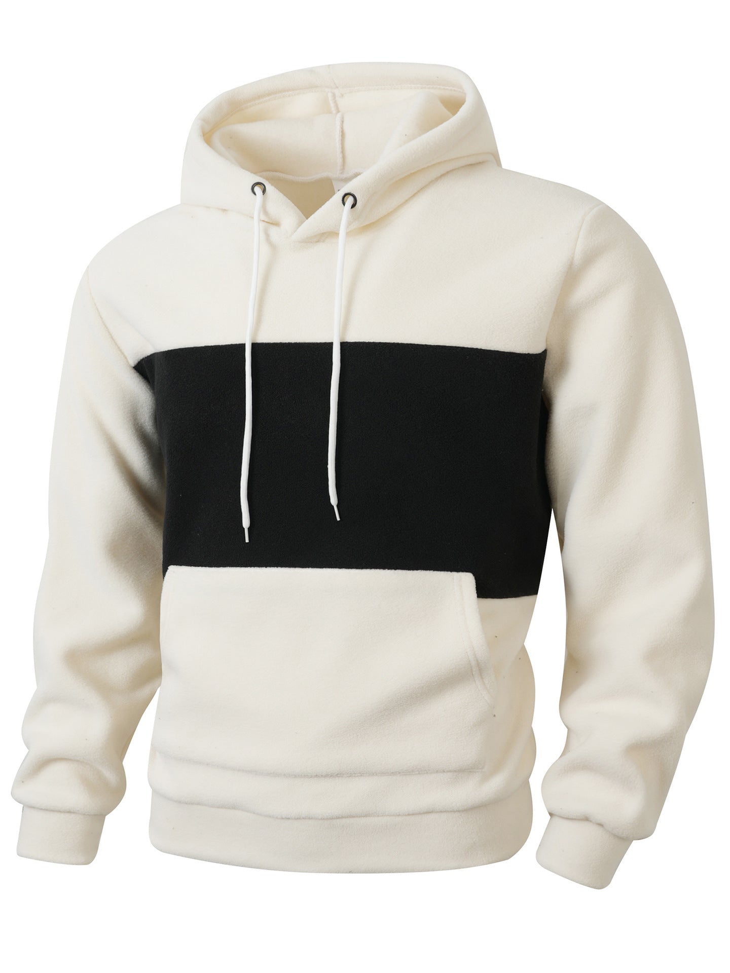 Herren Fleece-Hoodie mit innovativem Design ModeGeist
