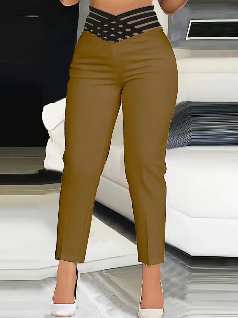 Modern, High-Waisted, Figure-Flattering Trousers for Women by MODEGEIST