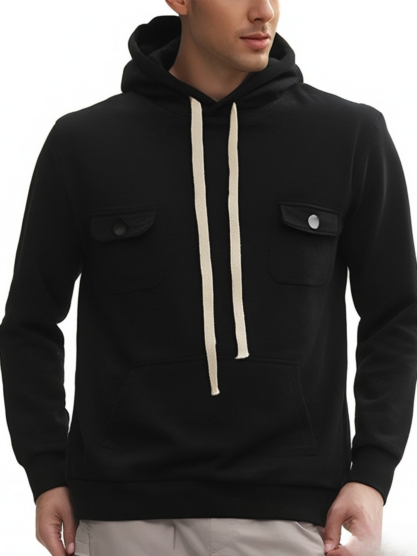 Herren Kapuzenpullover mit praktischen Taschen und modernem Design ModeGeist