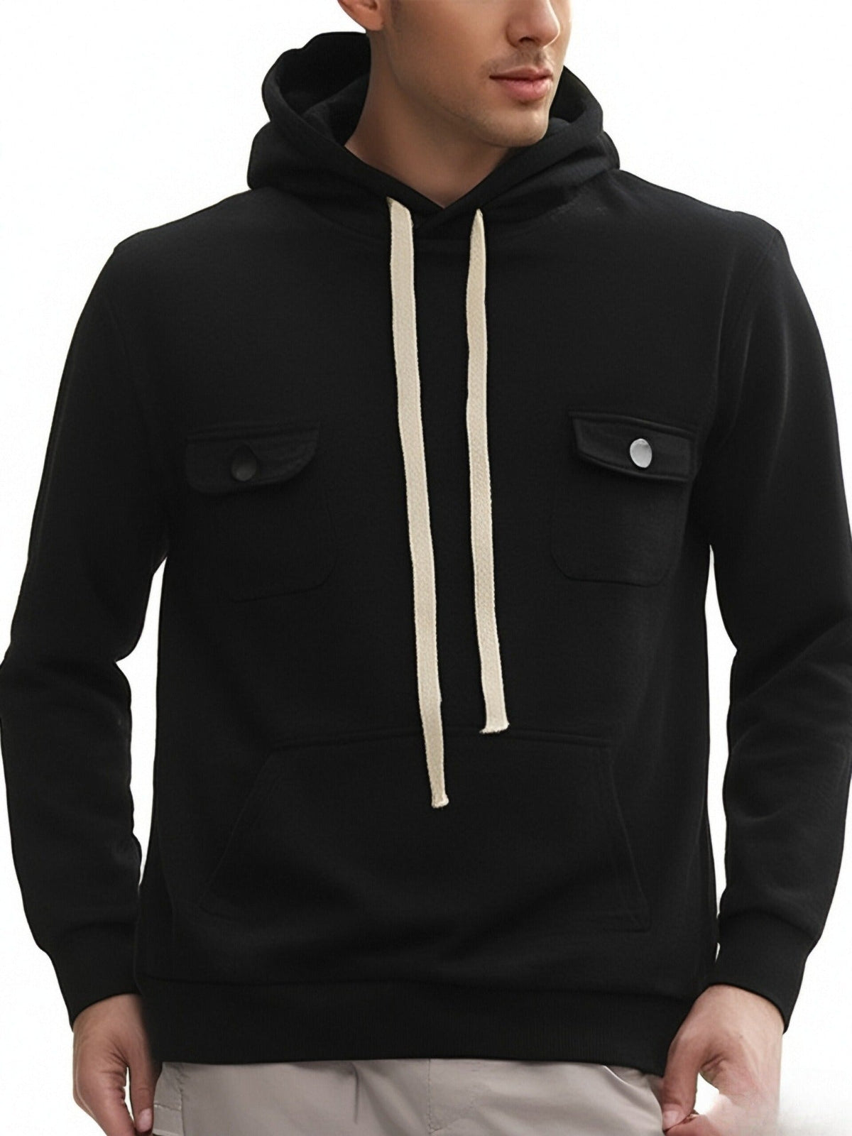 Herren Kapuzenpullover mit praktischen Taschen und modernem Design ModeGeist