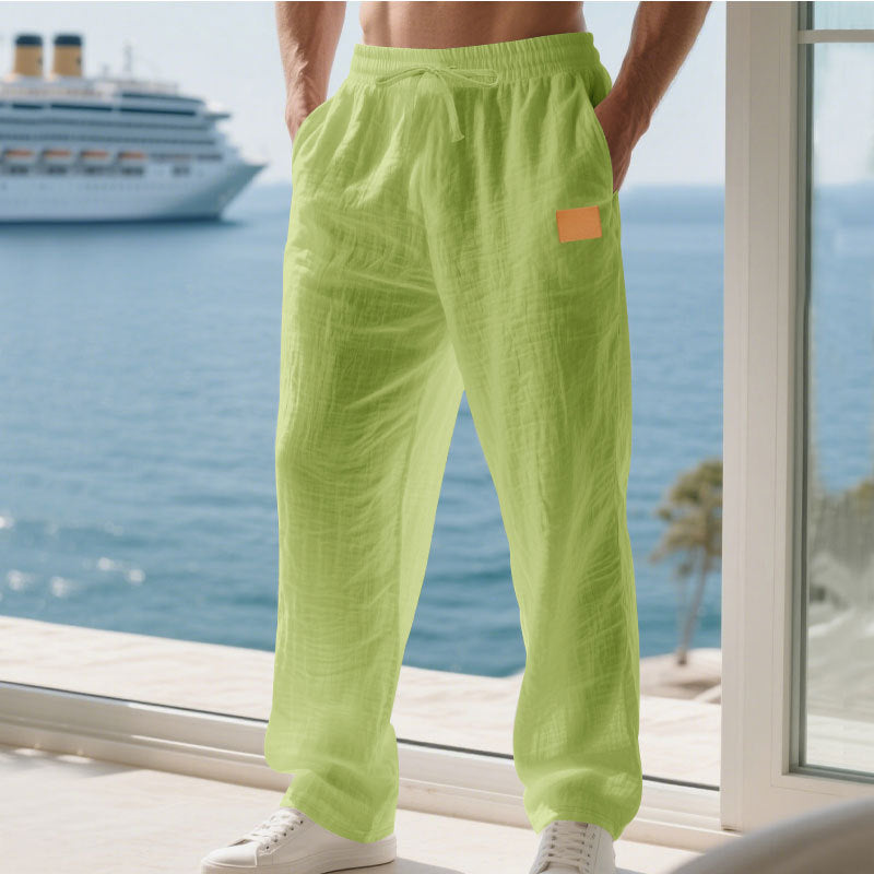 Herren Bequeme und luftige Sommerhose aus leichtem Leinenmaterial ModeGeist