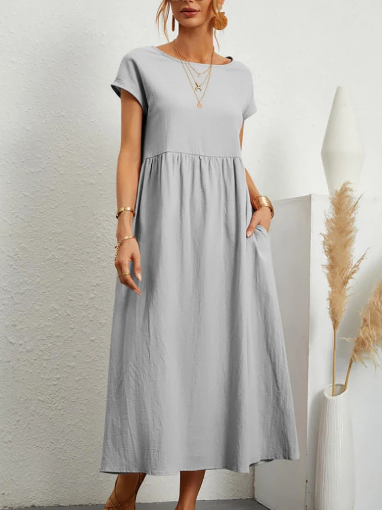 Damen Maxikleid aus leichtem, luftdurchlässigem Stoff ModeGeist