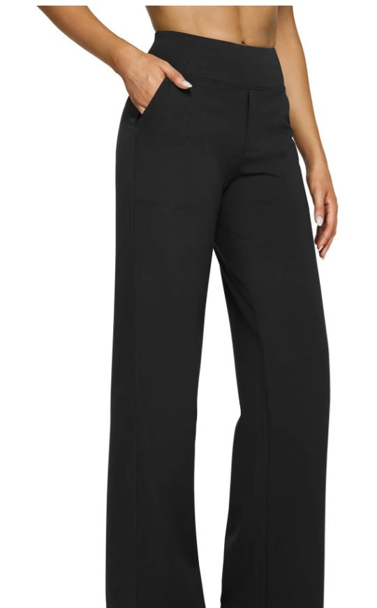 Modische Damen-Sporthose mit hoher Taille und weitem Schnitt