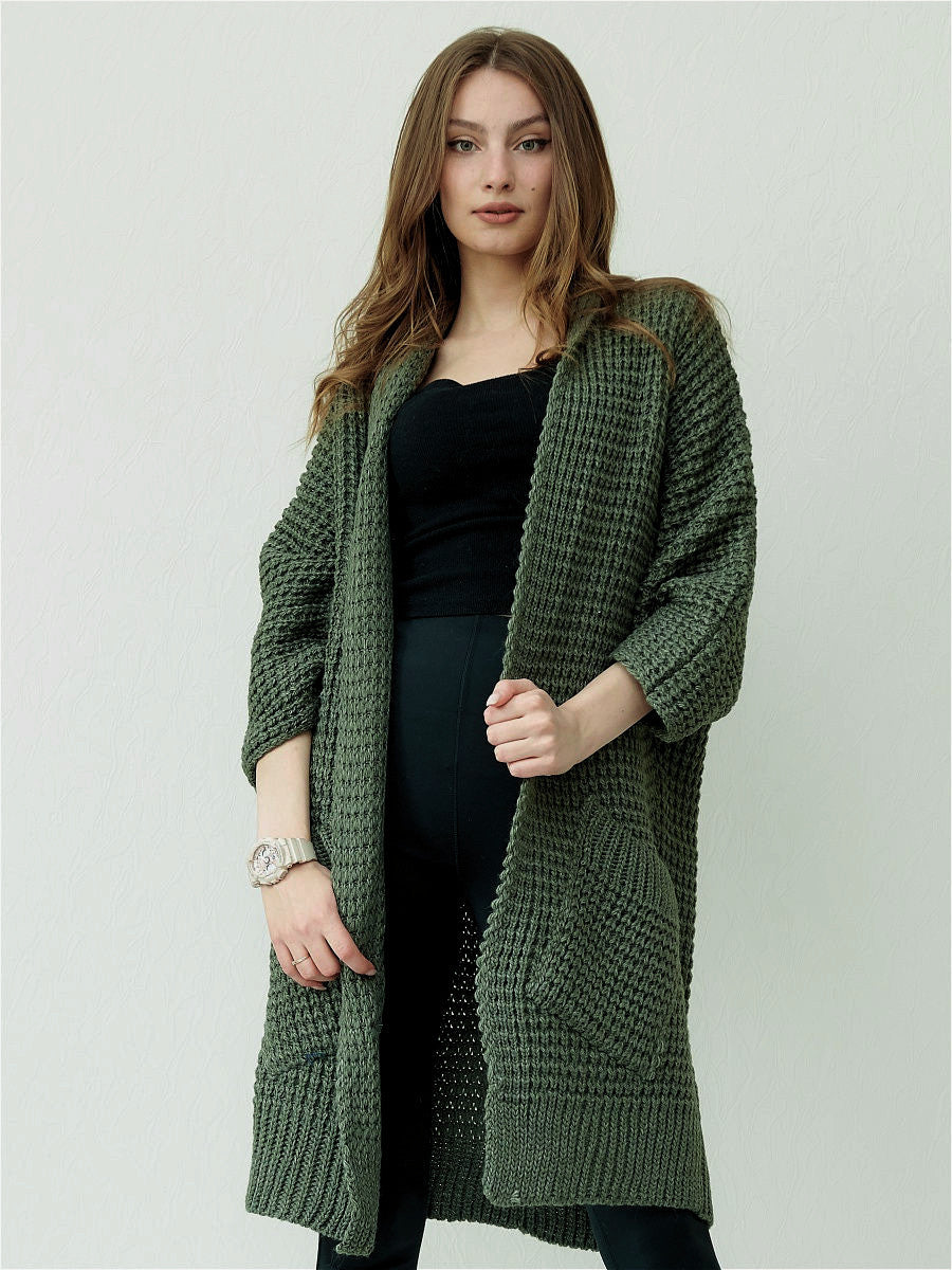 ModeGeist | Bequeme Weiche Damenjacke mit Langen Ärmeln