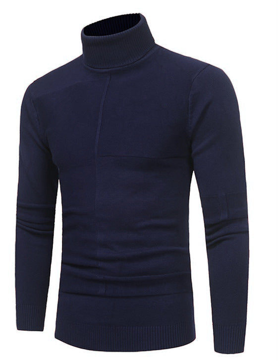 Herren Hochwertiger Rollkragenpullover aus weichem Strick ModeGeist