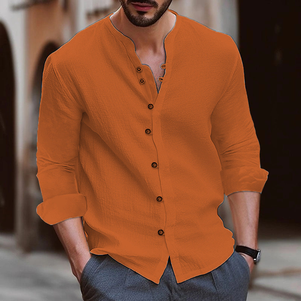 Herren Langarmhemd Pär – Retro Casual Style