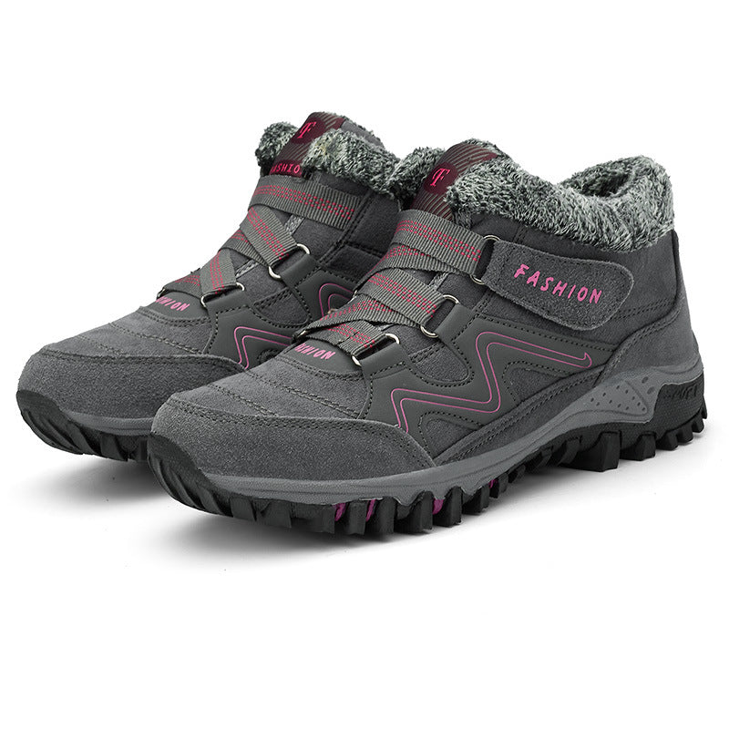 Damen Wanderstiefel mit isolierendem Innenfutter und rutschfester Sohle ModeGeist
