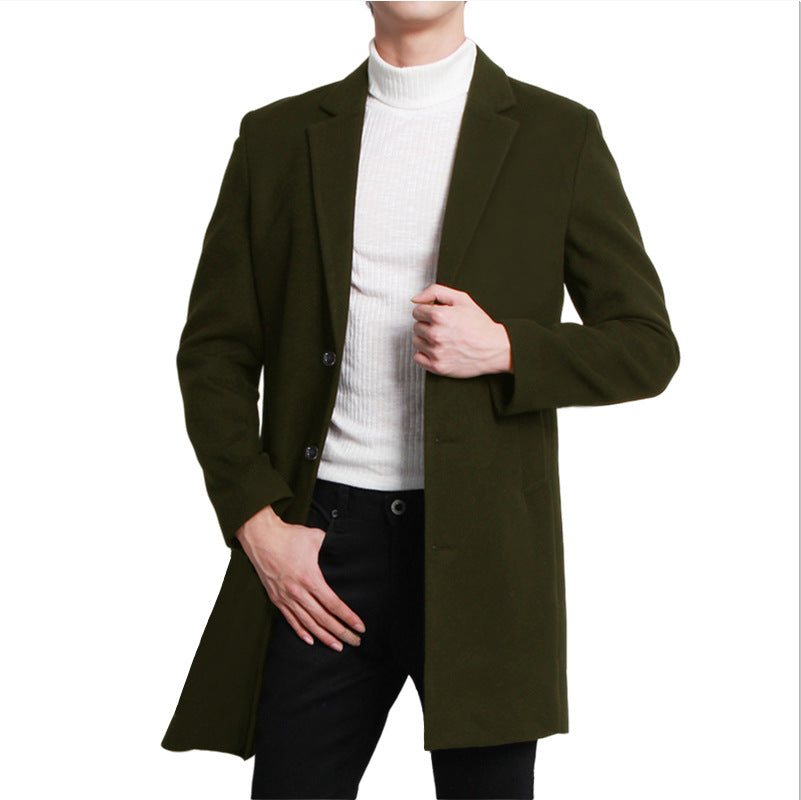 Herren eleganter Longblazer mit modernem Schnitt und doppelter Knopfreihe ModeGeist