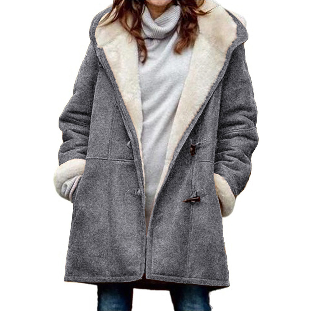 ModeGeist | Fleece-Jacke mit Kapuze Winter