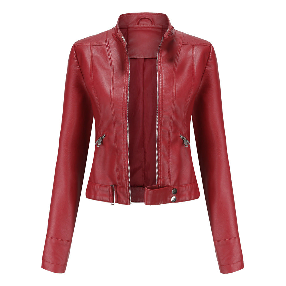 Damen Bikerjacke mit modernem Schnitt ModeGeist