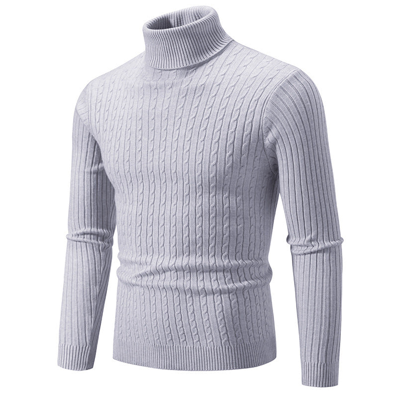 Herren stilvoller Rollkragenpullover aus feinem Strick ModeGeist
