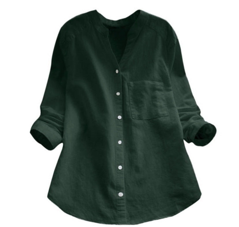 Damen Bluse mit eleganter Knopfleiste und moderner Passform ModeGeist