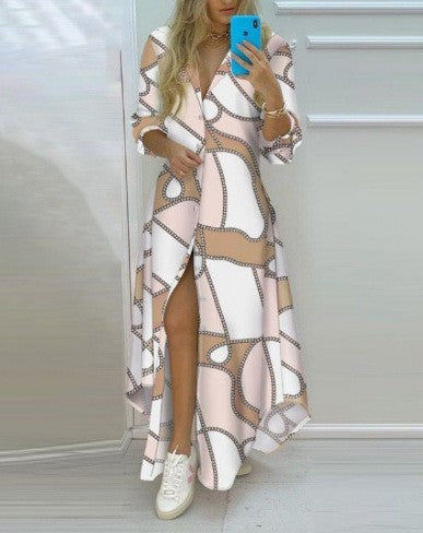 Damen Kimono-Robe mit Printdesign ModeGeist