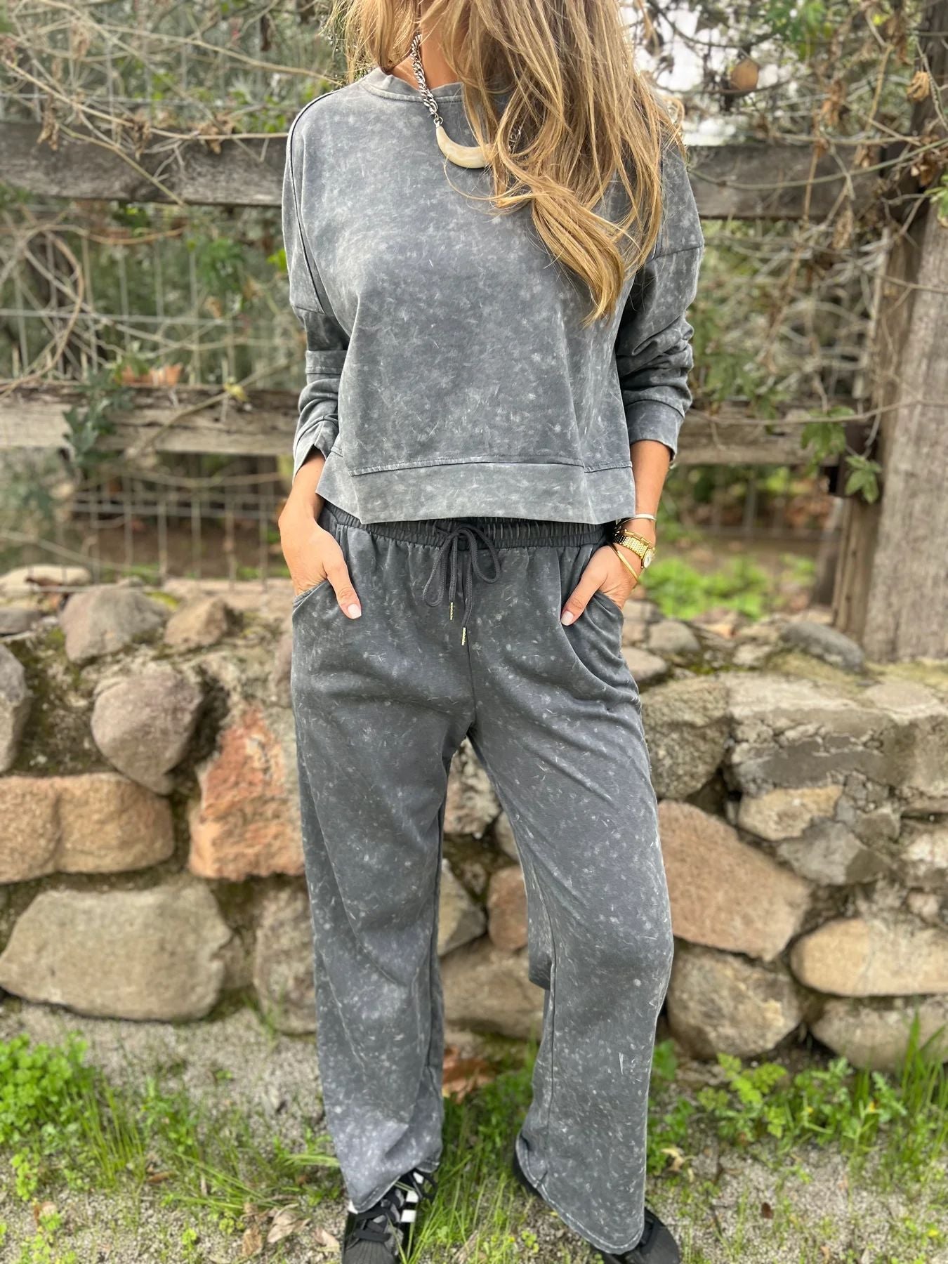 Damen Hochwertiges und gemütliches Sweatsuit ModeGeist