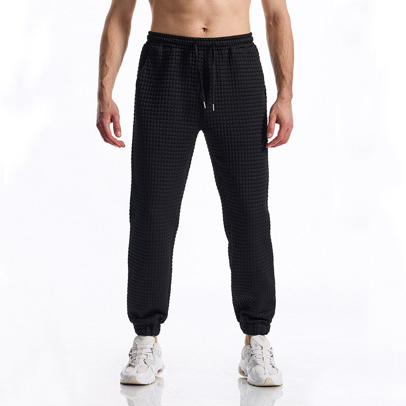 Herren Jogginghose mit strukturierter Oberfläche ModeGeist