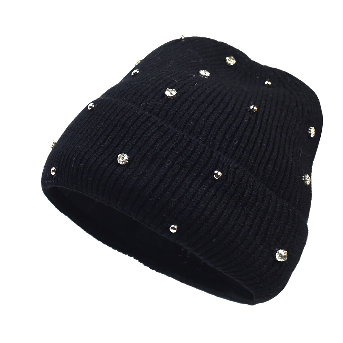 MODEGEIST Damen Beanie Strickmütze Glitzer-Details Weich Winter Warm