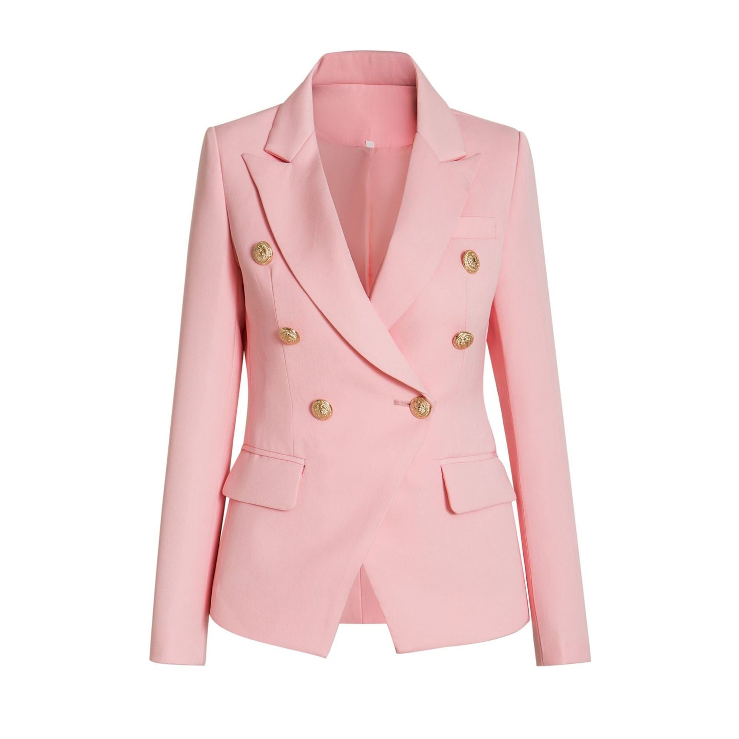 Damen Elegante Doppelreihige Blazerjacke mit goldenen Knöpfen ModeGeist