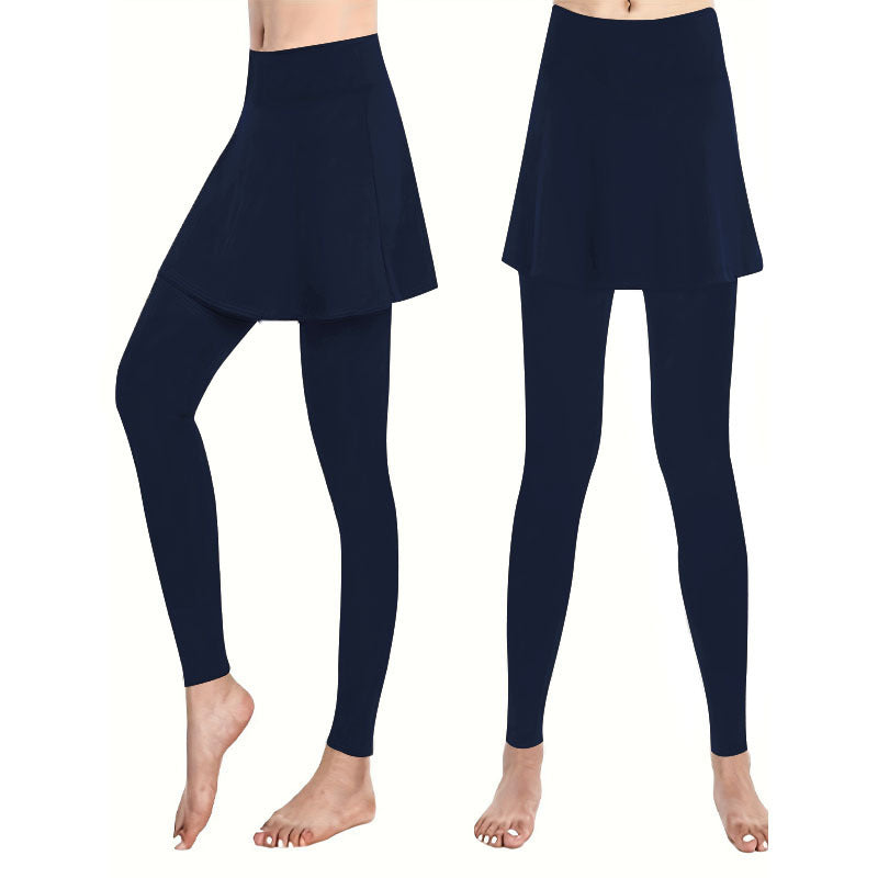 Damen Leggings mit integrierter Skirtschnitt ModeGeist