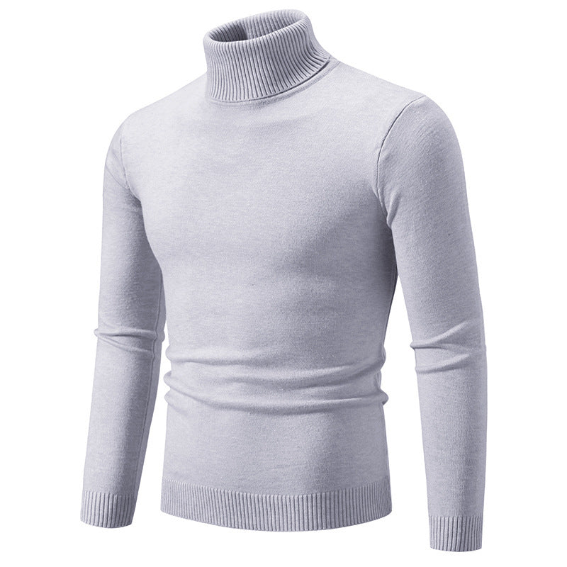 Herren eleganter Rollkragenpullover aus feiner Baumwolle ModeGeist