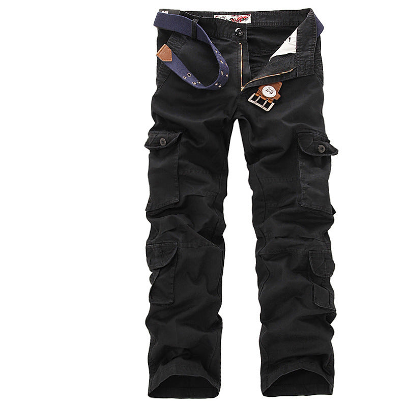 Herren Multifunktionale Cargo-Hose mit verstellbarem Bund und zahlreichen Taschen ModeGeist