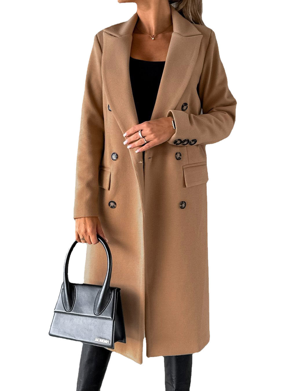 Damen Eleganter und zeitloser Trenchcoat mit doppelter Knopfleiste und praktischen Taschen ModeGeist