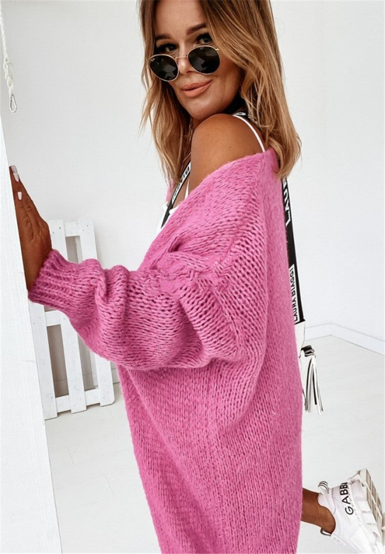 Damen Großer Strickpullover ModeGeist