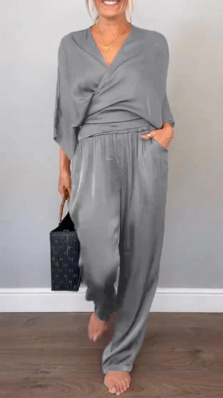 Damen elegantes und schickes Zweiteiler-Set ModeGeist