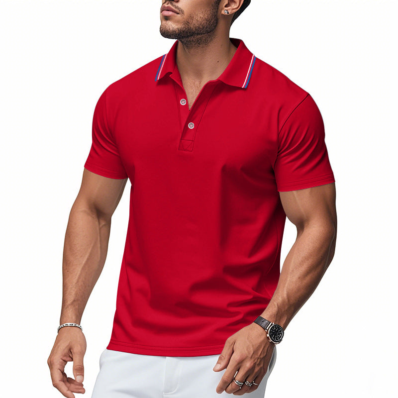 Herren Poloshirt mit modernem Kragen und feuchtigkeitsregulierender Technologie ModeGeist