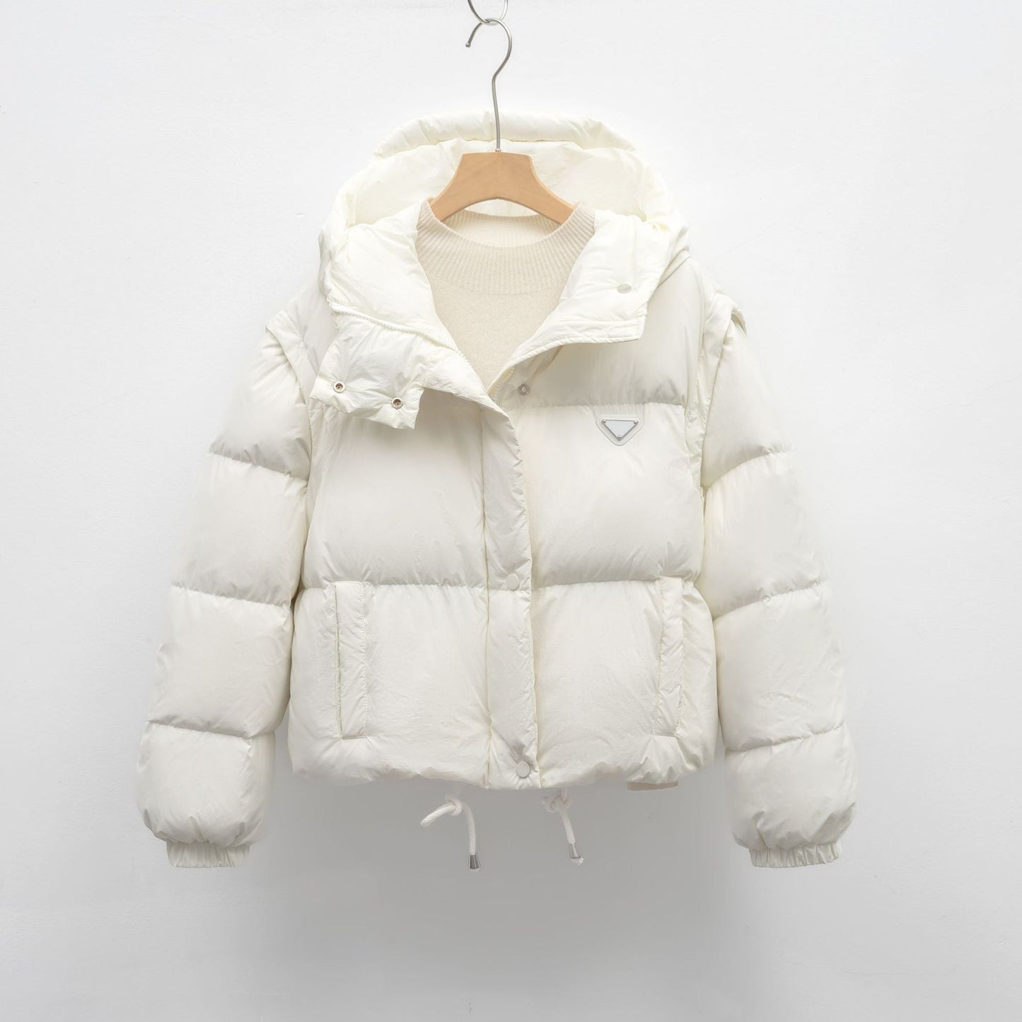 Damen Pufferjacke mit verstellbarem Bund und weichem Innenfutter ModeGeist