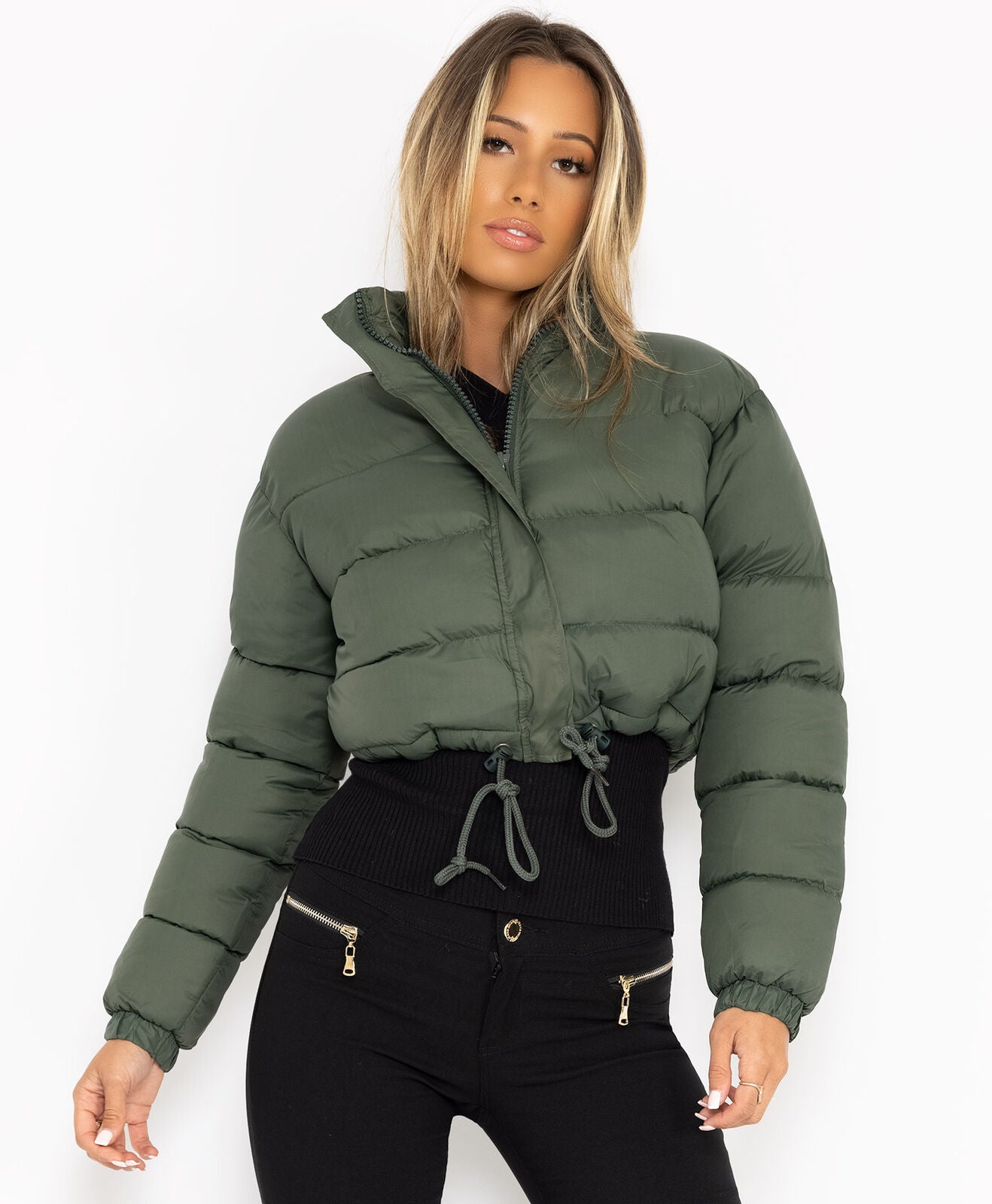 Damen trendige kurze Steppjacke ModeGeist
