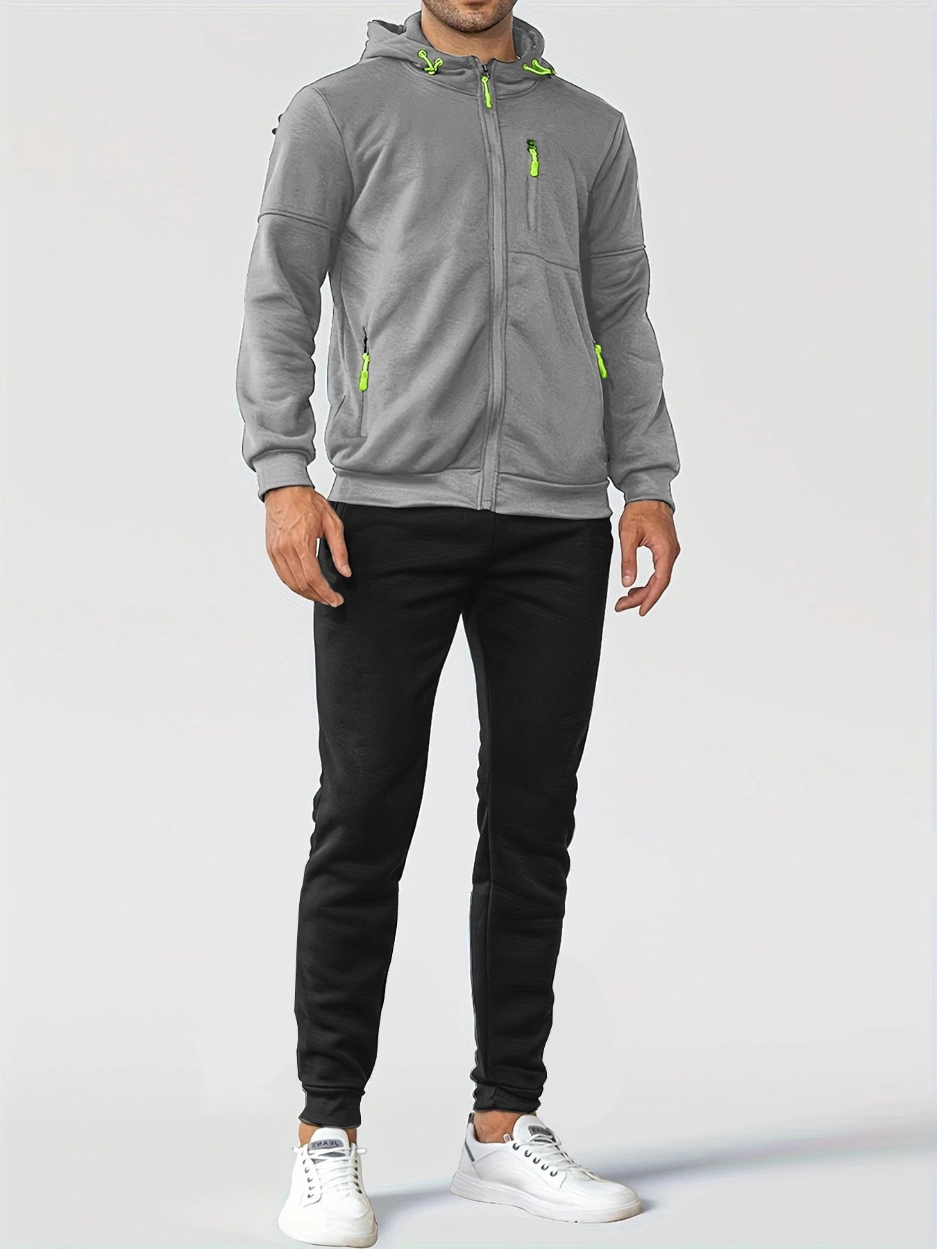 Herren Trainingsjacke mit praktischen Taschen und atmungsaktiver Funktion ModeGeist