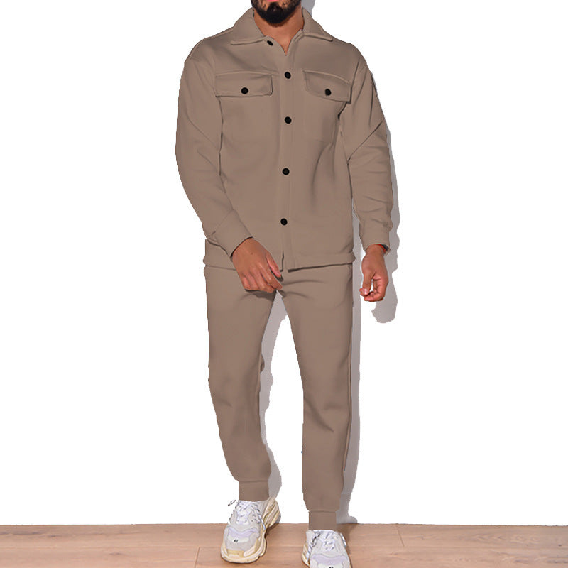 Herren Lässiges Set aus Hemd und Jogginghose ModeGeist