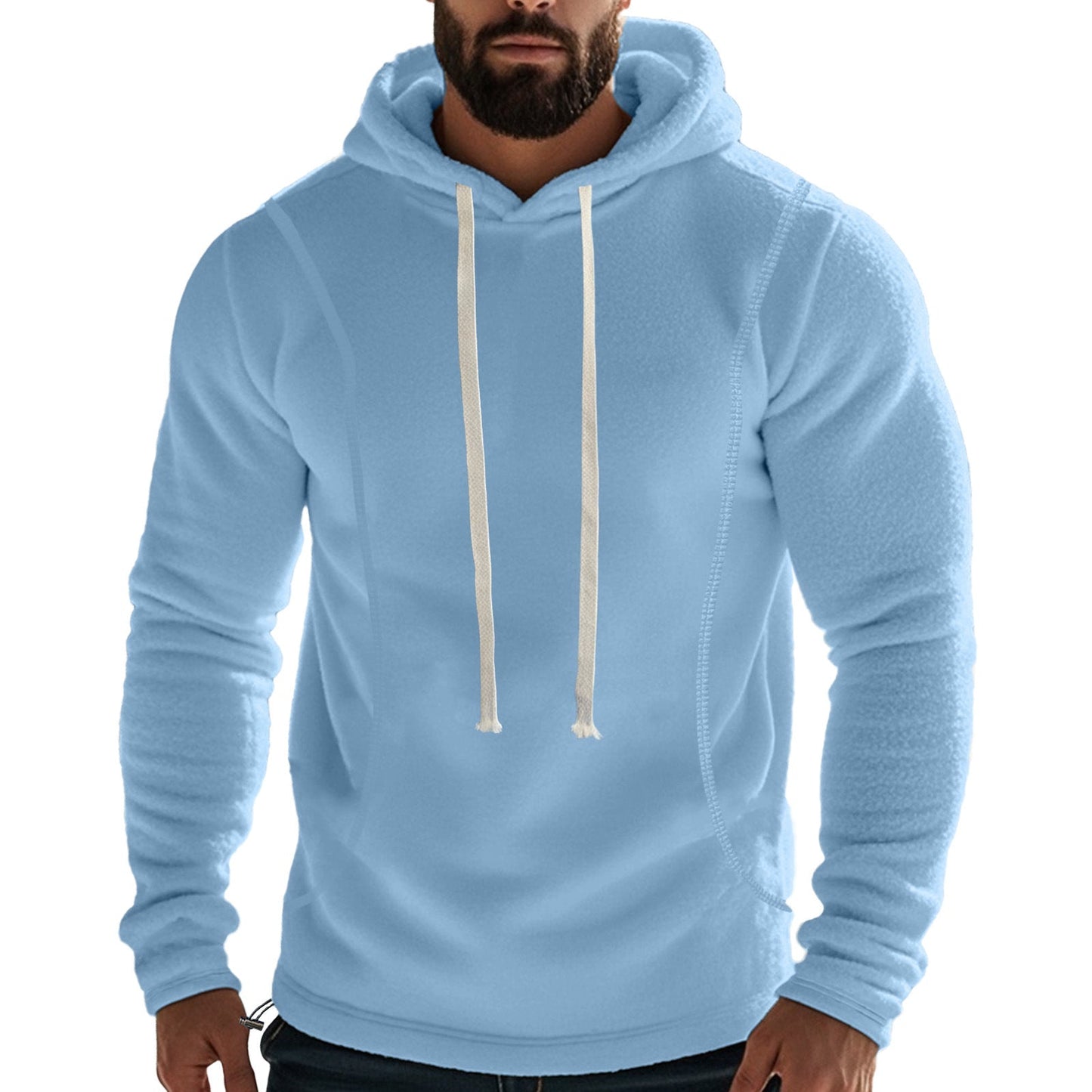 Herren Hochwertiger Fleece-Hoodie mit praktischer Kängurutasche und stylischem Design ModeGeist