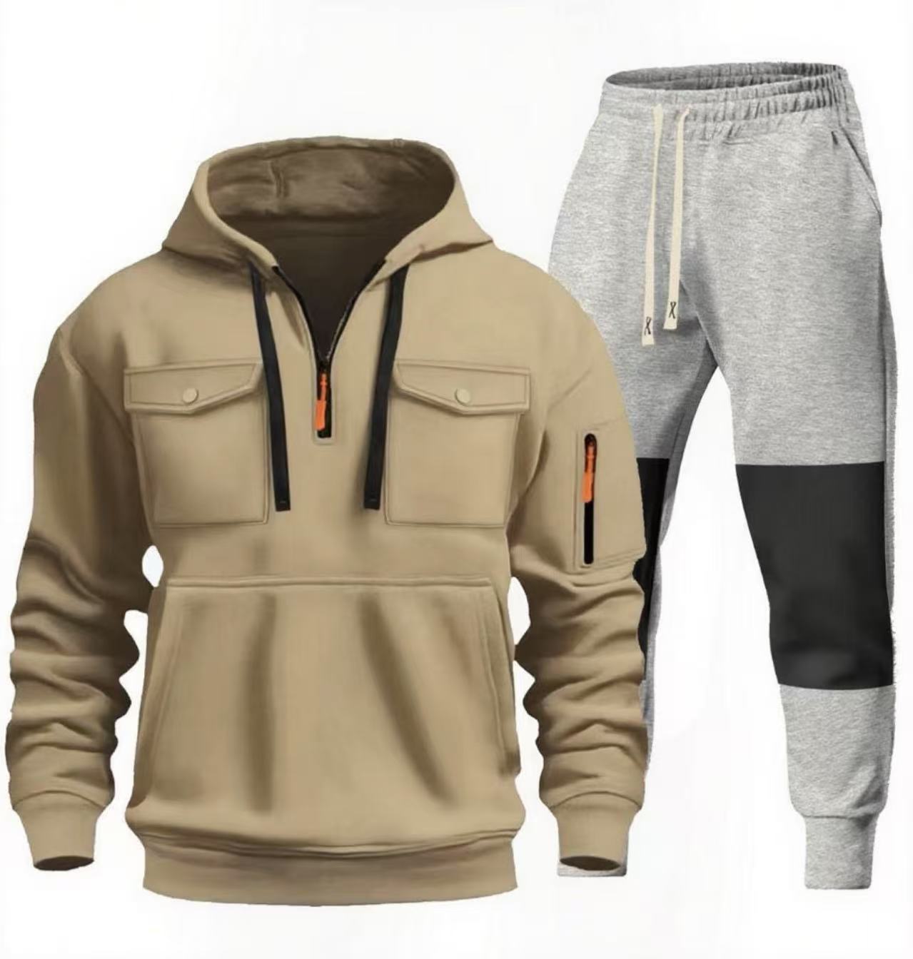 Herren funktionaler Sweatshirt- und Jogginghosen-Set ModeGeist