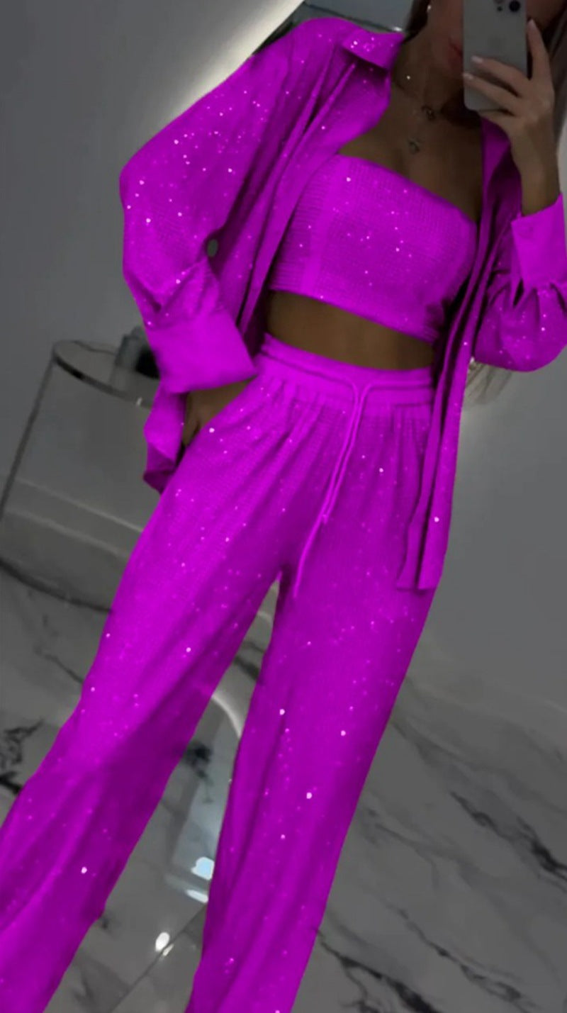 Funktionsanzug für Damen mit Pailletten-Look von MODEGEIST
