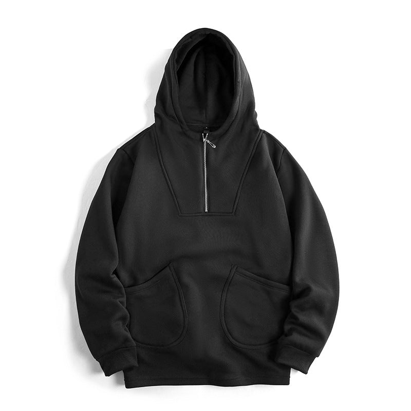 Herren Kapuzenpullover mit innovativem Reißverschluss und komfortabler Passform ModeGeist