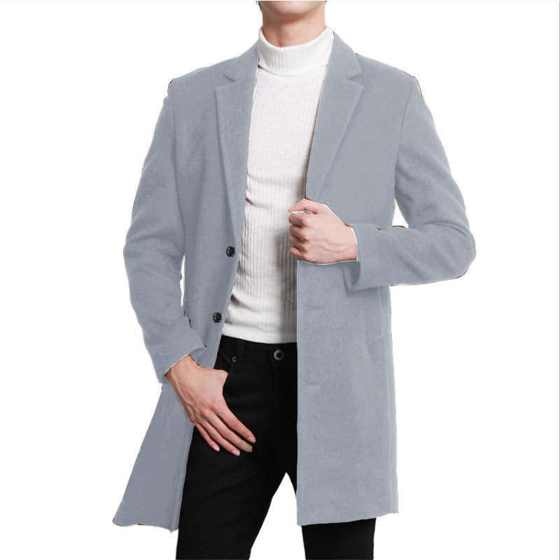 Herren eleganter Longblazer mit modernem Schnitt und doppelter Knopfreihe ModeGeist