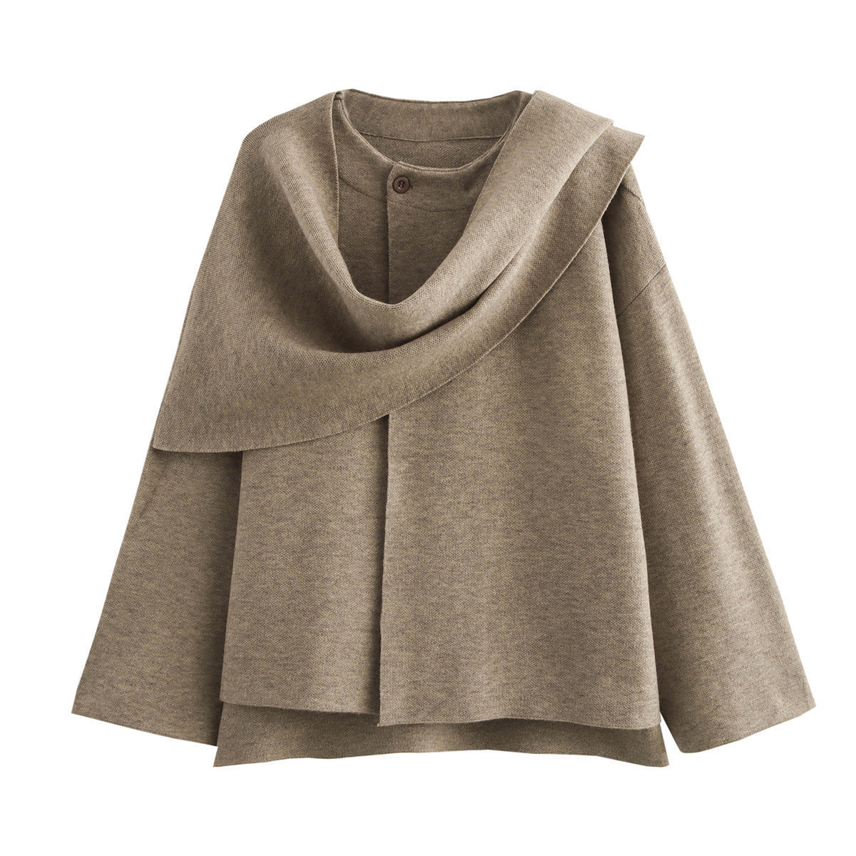 ModeGeist | Jacke mit Schal Bequem und Warm Perfekt für Den Winter